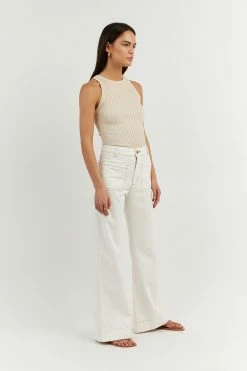 DISSH Boutiques OSCAR STONE HIGH NECK TOP CLOTHING