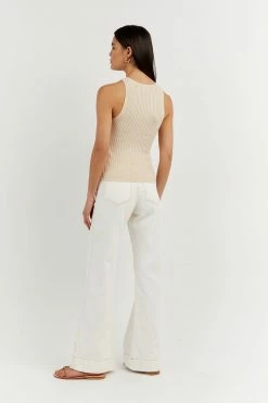 DISSH Boutiques OSCAR STONE HIGH NECK TOP CLOTHING