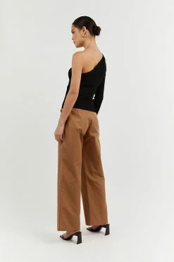 DISSH Boutiques CLOTHING MOSMAN BLACK ONE SLEEVE TOP