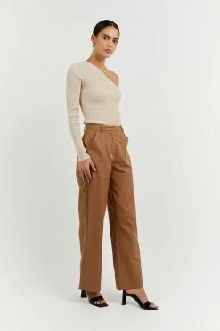 DISSH Boutiques MOSMAN STONE ONE SLEEVE TOP CLOTHING