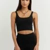 DISSH Boutiques MARA BLACK KNIT TOP CLOTHING