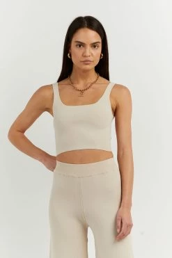 DISSH Boutiques MARA STONE KNIT TOP