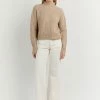 DISSH Boutiques SWEATERS BALWYN OAT MARLE KNIT JUMPER