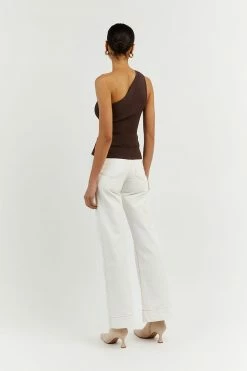 Best deal ๐ DISSH Boutiques MOSMAN BITTER CHOC ONE SHOULDER TOP โค๏ธ 8 DISSH Boutiques MOSMAN BITTER CHOC ONE SHOULDER TOP