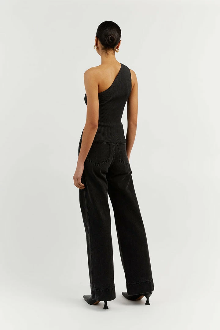 Brand new ๐ DISSH Boutiques CLOTHING MOSMAN BLACK ONE SHOULDER TOP ๐ฅฐ 5 DISSH Boutiques CLOTHING MOSMAN BLACK ONE SHOULDER TOP