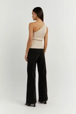 DISSH Boutiques MOSMAN STONE ONE SHOULDER TOP CLOTHING