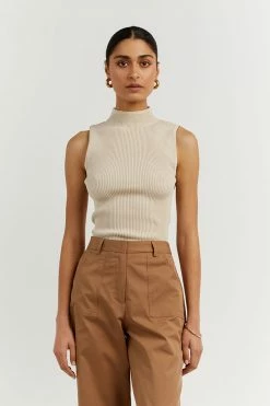 Budget โจ DISSH Boutiques SUTHERLAND STONE KNIT TOP CLOTHING ๐ 8 DISSH Boutiques SUTHERLAND STONE KNIT TOP CLOTHING