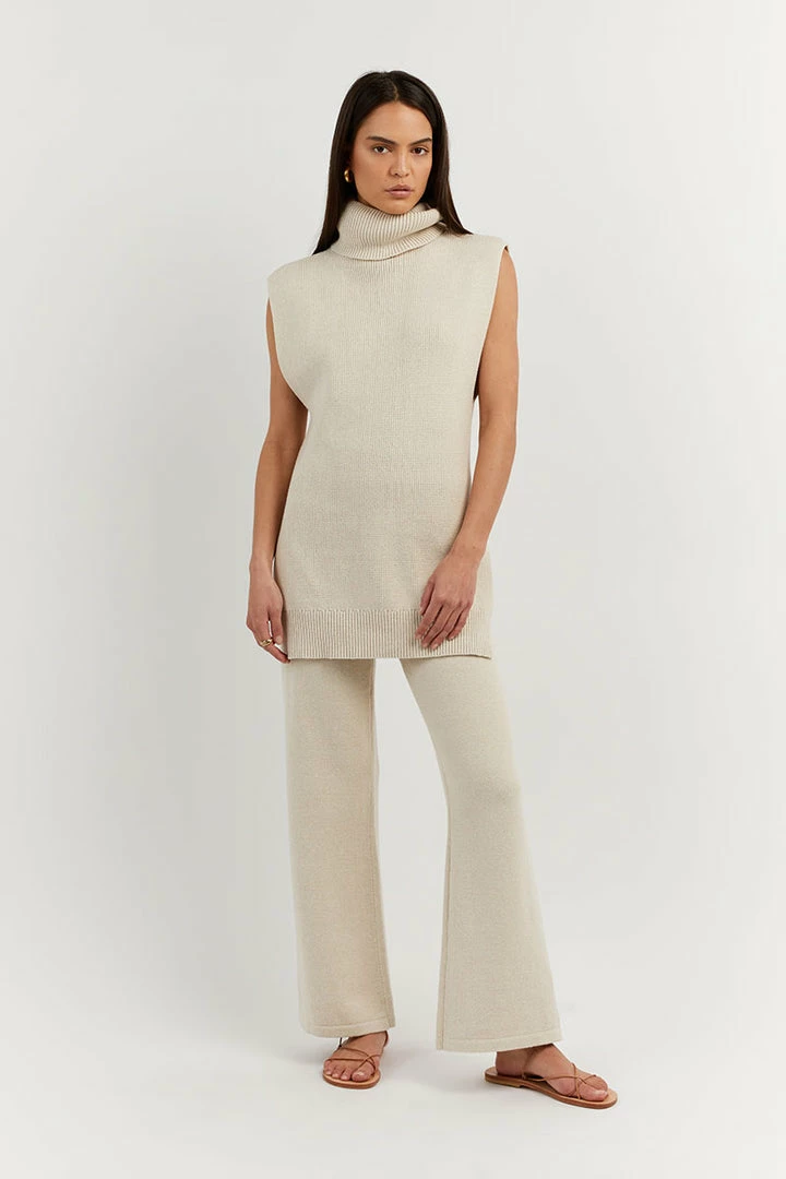 Budget ๐ DISSH Boutiques CLOTHING RORY STONE ROLL NECK VEST ๐ 2 DISSH Boutiques CLOTHING RORY STONE ROLL NECK VEST