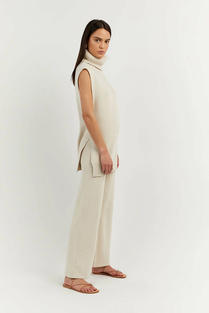 Budget ๐ DISSH Boutiques CLOTHING RORY STONE ROLL NECK VEST ๐ 4 DISSH Boutiques CLOTHING RORY STONE ROLL NECK VEST