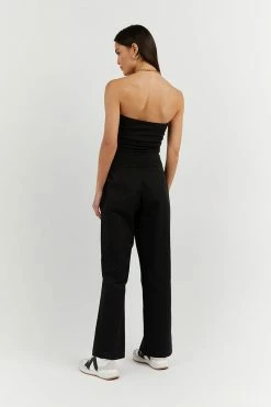 DISSH Boutiques CARRIE BLACK BANDEAU KNIT TOP