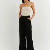 DISSH Boutiques CARRIE STONE BANDEAU KNIT TOP