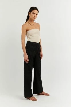DISSH Boutiques CARRIE STONE BANDEAU KNIT TOP
