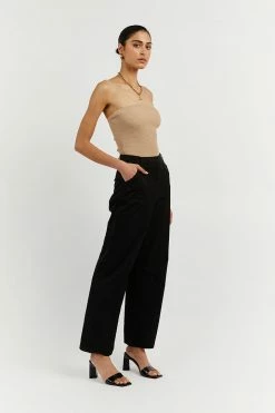 DISSH Boutiques GOMEZ WHEAT STRAPLESS KNIT TOP CLOTHING