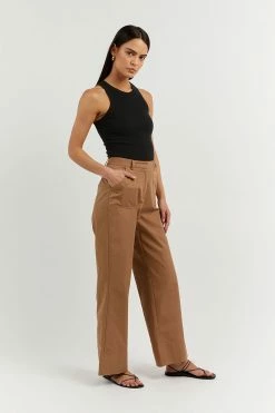 DISSH Boutiques TOPS JENNA BLACK KNIT TANK