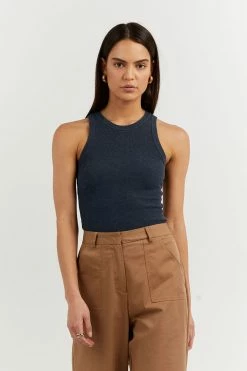 Best reviews of ๐ DISSH Boutiques JENNA INDIGO MARLE KNIT TANK CLOTHING ๐งจ 16 DISSH Boutiques JENNA INDIGO MARLE KNIT TANK CLOTHING