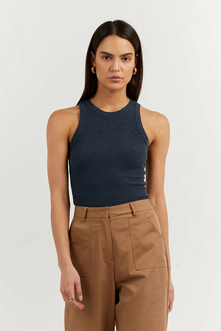 Best reviews of ๐ DISSH Boutiques JENNA INDIGO MARLE KNIT TANK CLOTHING ๐งจ 2 DISSH Boutiques JENNA INDIGO MARLE KNIT TANK CLOTHING