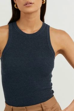 Best reviews of ๐ DISSH Boutiques JENNA INDIGO MARLE KNIT TANK CLOTHING ๐งจ 14 DISSH Boutiques JENNA INDIGO MARLE KNIT TANK CLOTHING