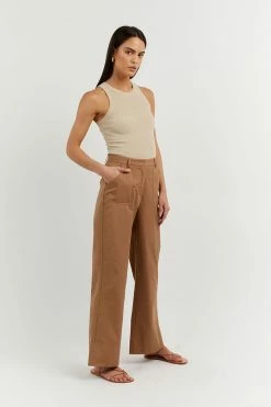 DISSH Boutiques CLOTHING JENNA OAT MARLE KNIT TANK