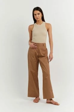 DISSH Boutiques CLOTHING JENNA OAT MARLE KNIT TANK