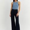 DISSH Boutiques CLOTHING JENNA STEELE BLUE KNIT TANK