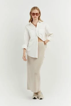 DISSH Boutiques JACQUES STONE KNIT MIDI SKIRT CLOTHING