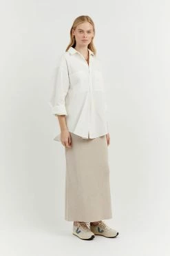 DISSH Boutiques JACQUES STONE KNIT MIDI SKIRT CLOTHING