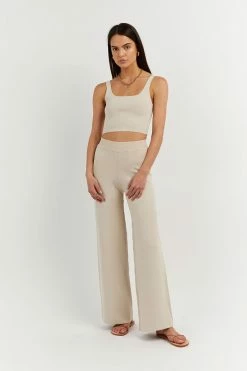 DISSH Boutiques MARA STONE KNIT PANT CLOTHING