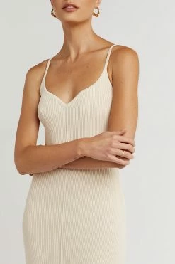 DISSH Boutiques CLOTHING KOKO SWEETHEART STONE KNIT DRESS