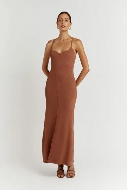 DISSH Boutiques CLOTHING KOKO SWEETHEART CLAY KNIT DRESS