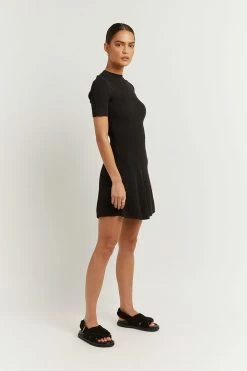 Buy ๐งจ DISSH Boutiques DONNA BLACK SLEEVED MINI ๐ DRESS CLOTHING ๐ 7 DISSH Boutiques DONNA BLACK SLEEVED MINI DRESS CLOTHING