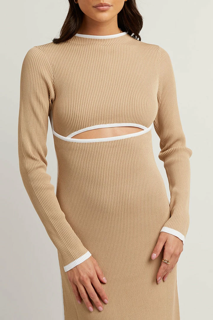 Budget π€© DISSH Boutiques BINDING WHEAT SLEEVED KNIT π DRESS THE BUMP FRIENDLY EDIT π 6 DISSH Boutiques BINDING WHEAT SLEEVED KNIT DRESS THE BUMP FRIENDLY EDIT