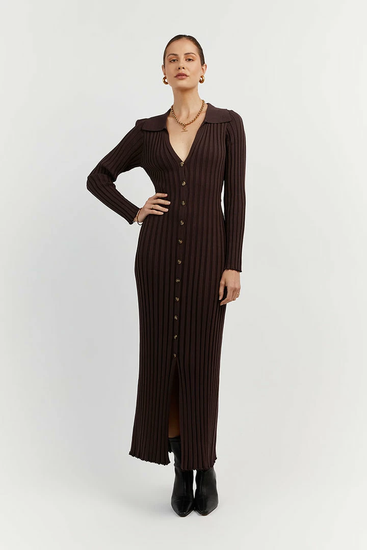 Top 10 ๐ DISSH Boutiques RHODES BITTER CHOC SLEEVED ๐ DRESS ๐ 3 DISSH Boutiques RHODES BITTER CHOC SLEEVED DRESS