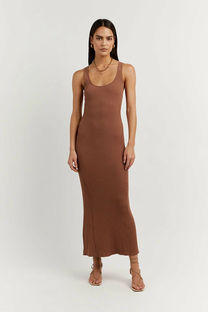 Deals ๐งจ DISSH Boutiques VICTORIA MOCHA KNIT MIDI ๐ DRESS โญ 2 DISSH Boutiques VICTORIA MOCHA KNIT MIDI DRESS