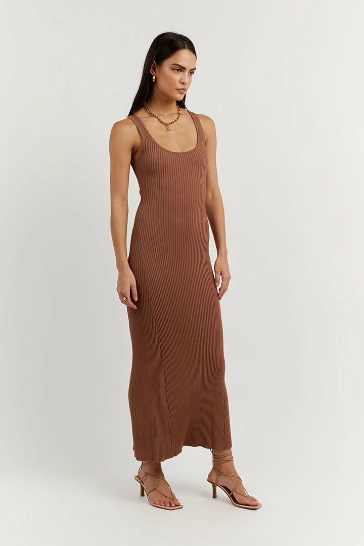 Deals ๐งจ DISSH Boutiques VICTORIA MOCHA KNIT MIDI ๐ DRESS โญ 4 DISSH Boutiques VICTORIA MOCHA KNIT MIDI DRESS