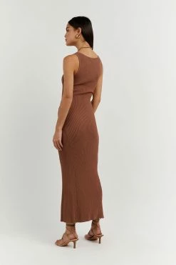 Deals ๐งจ DISSH Boutiques VICTORIA MOCHA KNIT MIDI ๐ DRESS โญ 13 DISSH Boutiques VICTORIA MOCHA KNIT MIDI DRESS