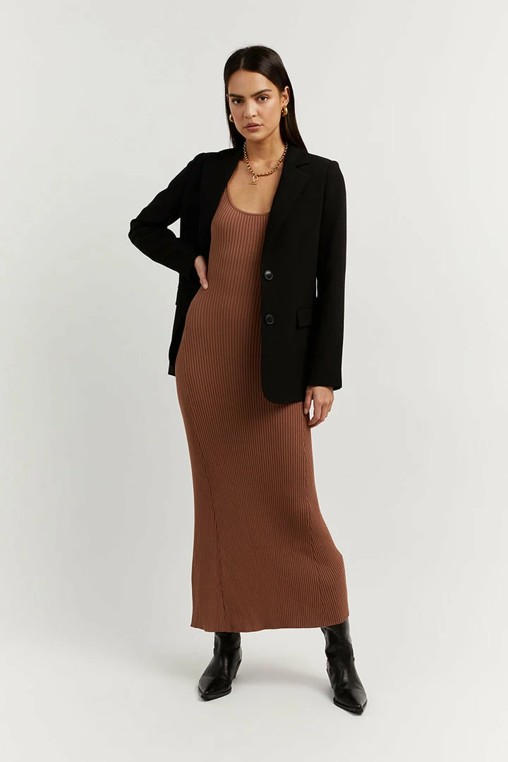 Deals ๐งจ DISSH Boutiques VICTORIA MOCHA KNIT MIDI ๐ DRESS โญ 9 DISSH Boutiques VICTORIA MOCHA KNIT MIDI DRESS