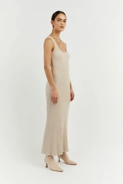 DISSH Boutiques CLOTHING VICTORIA STONE KNIT MIDI DRESS