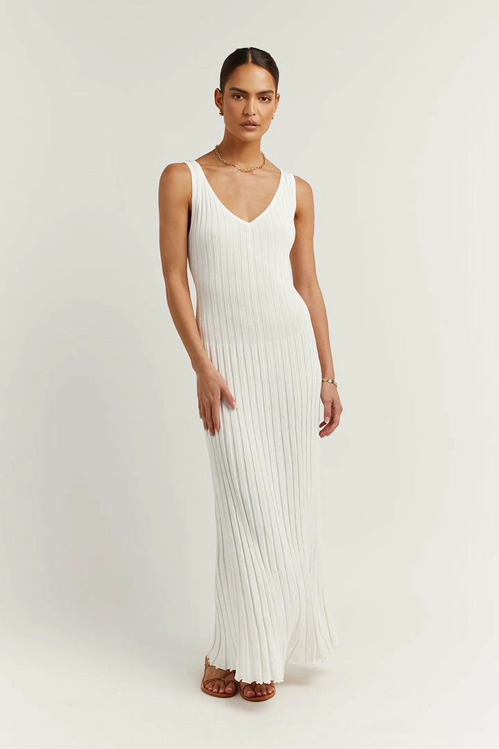 Best Sale ๐ DISSH Boutiques THE BUMP FRIENDLY EDIT KAT OFF WHITE V NECK KNIT ๐ DRESS ๐ 1 DISSH Boutiques THE BUMP FRIENDLY EDIT KAT OFF WHITE V NECK KNIT DRESS