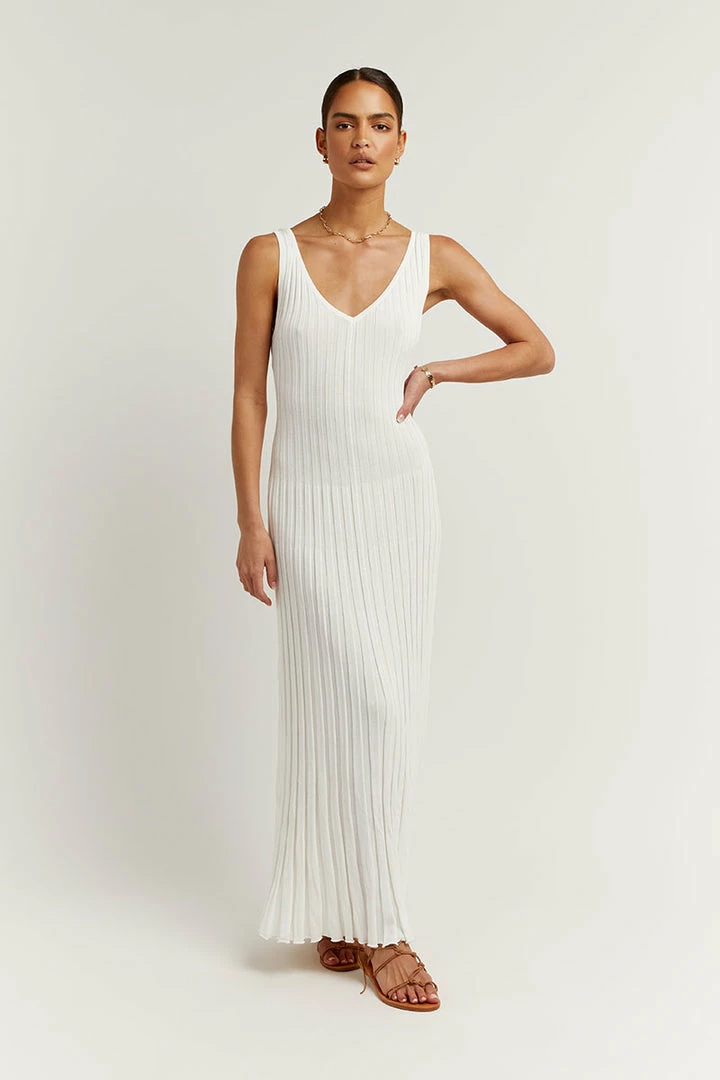 Best Sale ๐ DISSH Boutiques THE BUMP FRIENDLY EDIT KAT OFF WHITE V NECK KNIT ๐ DRESS ๐ 3 DISSH Boutiques THE BUMP FRIENDLY EDIT KAT OFF WHITE V NECK KNIT DRESS