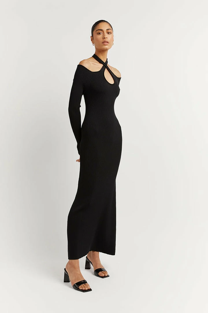 Coupon ๐ DISSH Boutiques TONI BLACK SLEEVED KNIT MIDI ๐ DRESS CLOTHING ๐ 4 DISSH Boutiques TONI BLACK SLEEVED KNIT MIDI DRESS CLOTHING