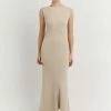 DISSH Boutiques ARIA STONE KNIT MIDI DRESS CLOTHING