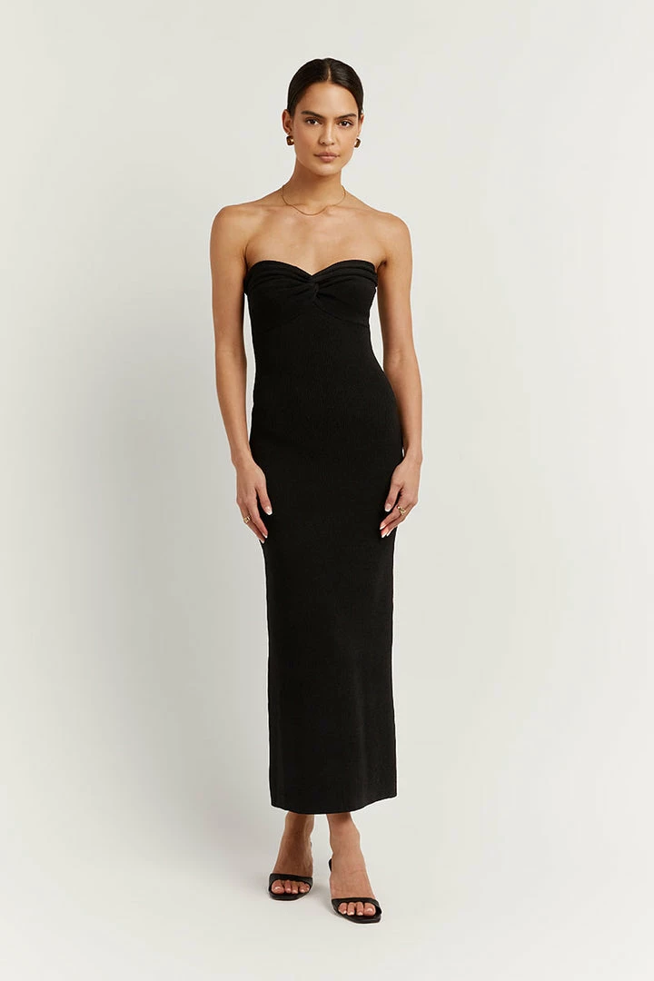 Buy โจ DISSH Boutiques ANIKA BLACK KNIT MIDI ๐ DRESS CLOTHING โค๏ธ 2 DISSH Boutiques ANIKA BLACK KNIT MIDI DRESS CLOTHING