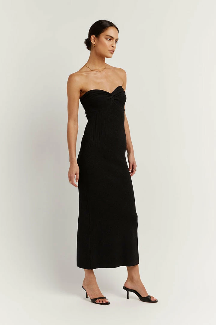 Buy โจ DISSH Boutiques ANIKA BLACK KNIT MIDI ๐ DRESS CLOTHING โค๏ธ 5 DISSH Boutiques ANIKA BLACK KNIT MIDI DRESS CLOTHING