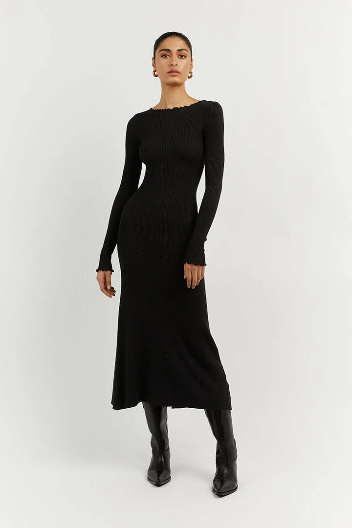 Discount π DISSH Boutiques SOPHIA BLACK SLEEVED MIDI π DRESS CLOTHING π₯° 2 DISSH Boutiques SOPHIA BLACK SLEEVED MIDI DRESS CLOTHING