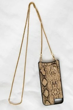 DISSH Boutiques NO PLANS SNAKESKIN IPHONE XS CASE