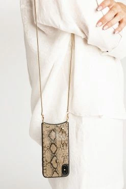 DISSH Boutiques NO PLANS SNAKESKIN IPHONE XS CASE