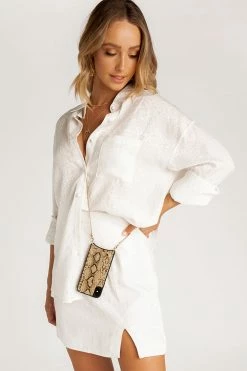 DISSH Boutiques NO PLANS SNAKESKIN IPHONE XS CASE