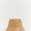 DISSH Boutiques CODI TAN FAUX LEATHER BUCKET HAT